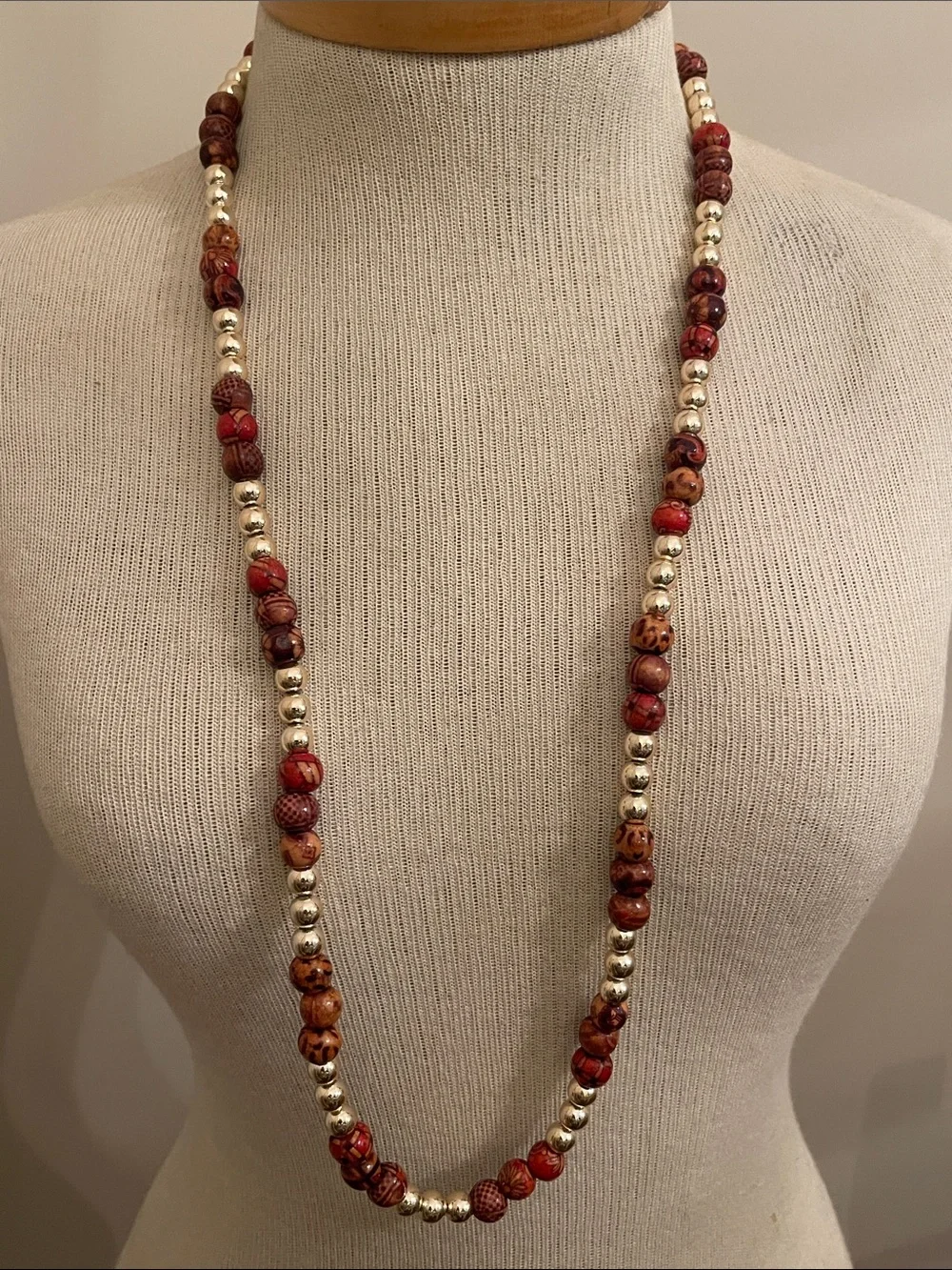Vintage long beaded